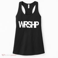 WRSHP Logo Worship Christian Women's Tank Top thumb 0