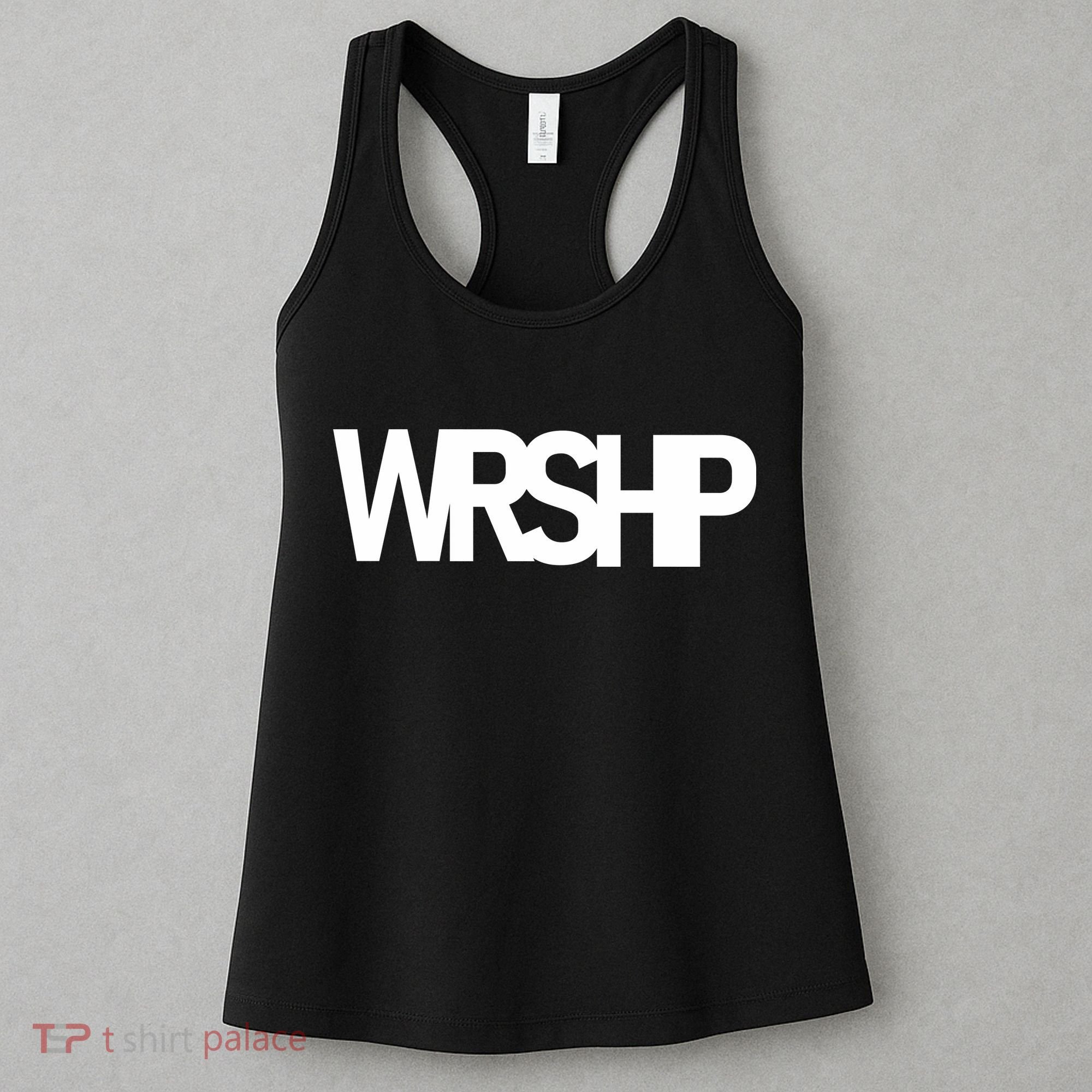 WRSHP Logo Worship Christian Women's Tank Top