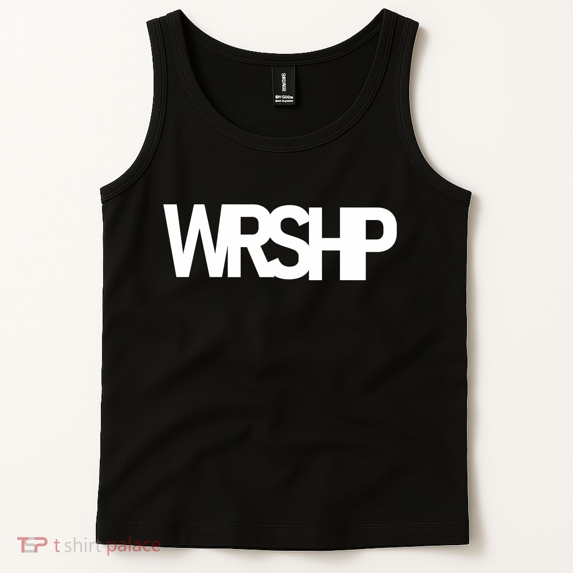 WRSHP Logo Worship Christian Tank Top