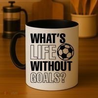 Whats Life Without Goals Soccer Player Coach Gift Coffee Mug thumb 4