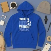 Whats Life Without Goals Soccer Player Coach Gift Hoodie thumb 3