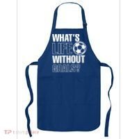 Whats Life Without Goals Soccer Player Coach Gift Apron thumb 0