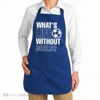 Whats Life Without Goals Soccer Player Coach Gift Apron thumb 2