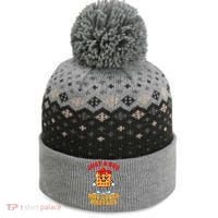 Waffle Lover Waffle Squad Foodie Just A Boy Loves Waffles The Baniff Cuffed Pom Beanie thumb 0