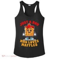 Waffle Lover Waffle Squad Foodie Just A Boy Loves Waffles Ladies PosiCharge Competitor Racerback Tank thumb 0