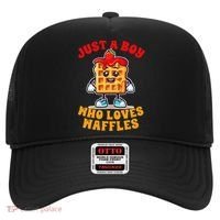 Waffle Lover Waffle Squad Foodie Just A Boy Loves Waffles Hat thumb 0