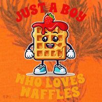 Waffle Lover Waffle Squad Foodie Just A Boy Loves Waffles Kati Licensed 12" Camo Cuffed Beanie thumb 2
