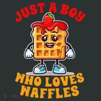 Waffle Lover Waffle Squad Foodie Just A Boy Loves Waffles Infant Baby Jersey Bodysuit thumb 2