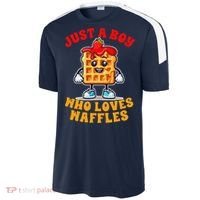 Waffle Lover Waffle Squad Foodie Just A Boy Loves Waffles Sport-Tek Competitor United Soccer Jersey thumb 2