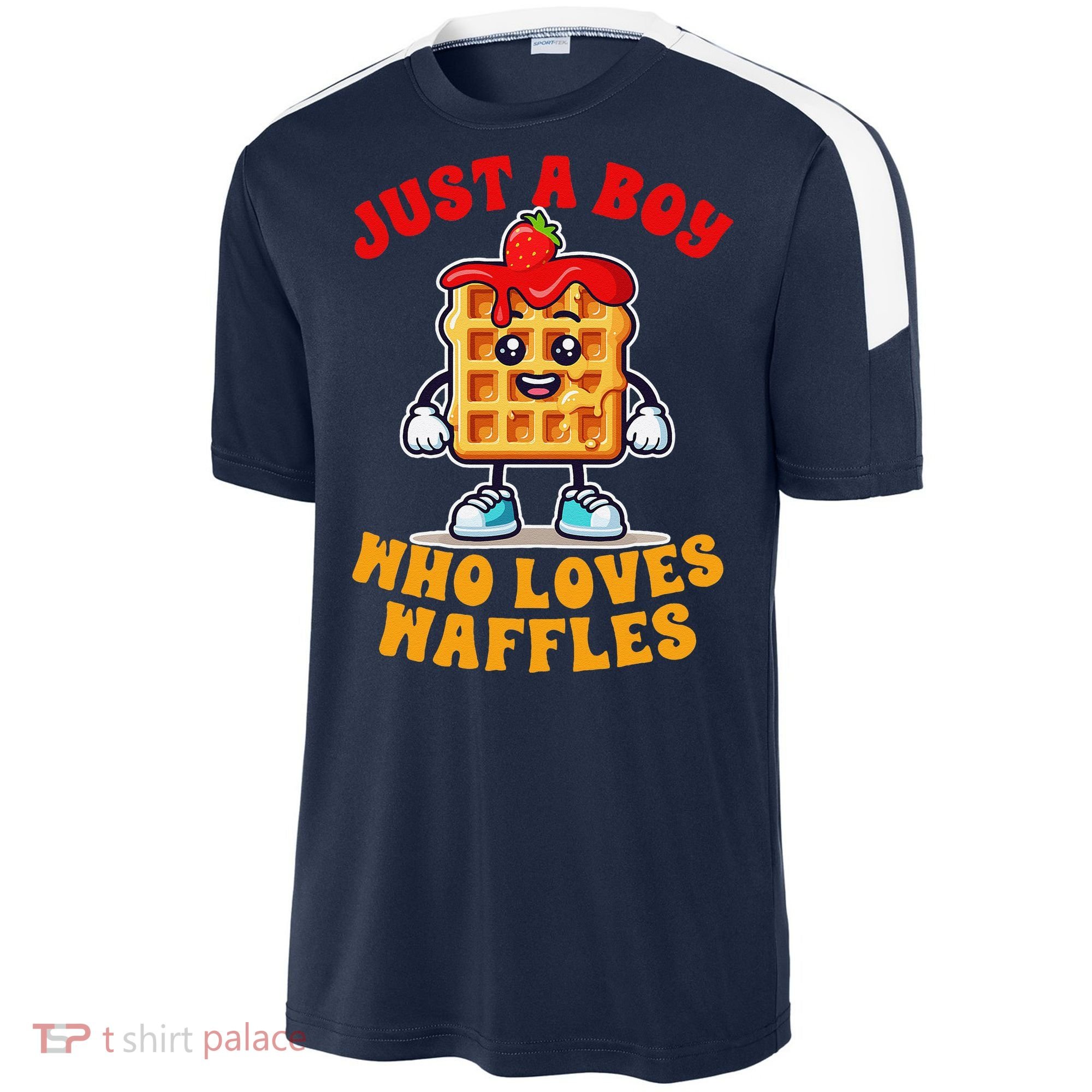Waffle Lover Waffle Squad Foodie Just A Boy Loves Waffles Sport-Tek Competitor United Soccer Jersey