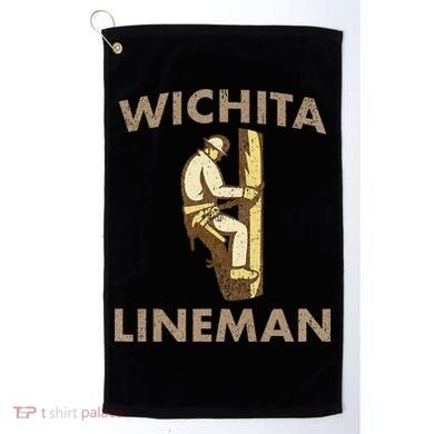 Wichita Lineman Golf Towel