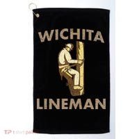 Wichita Lineman Golf Towel thumb 0