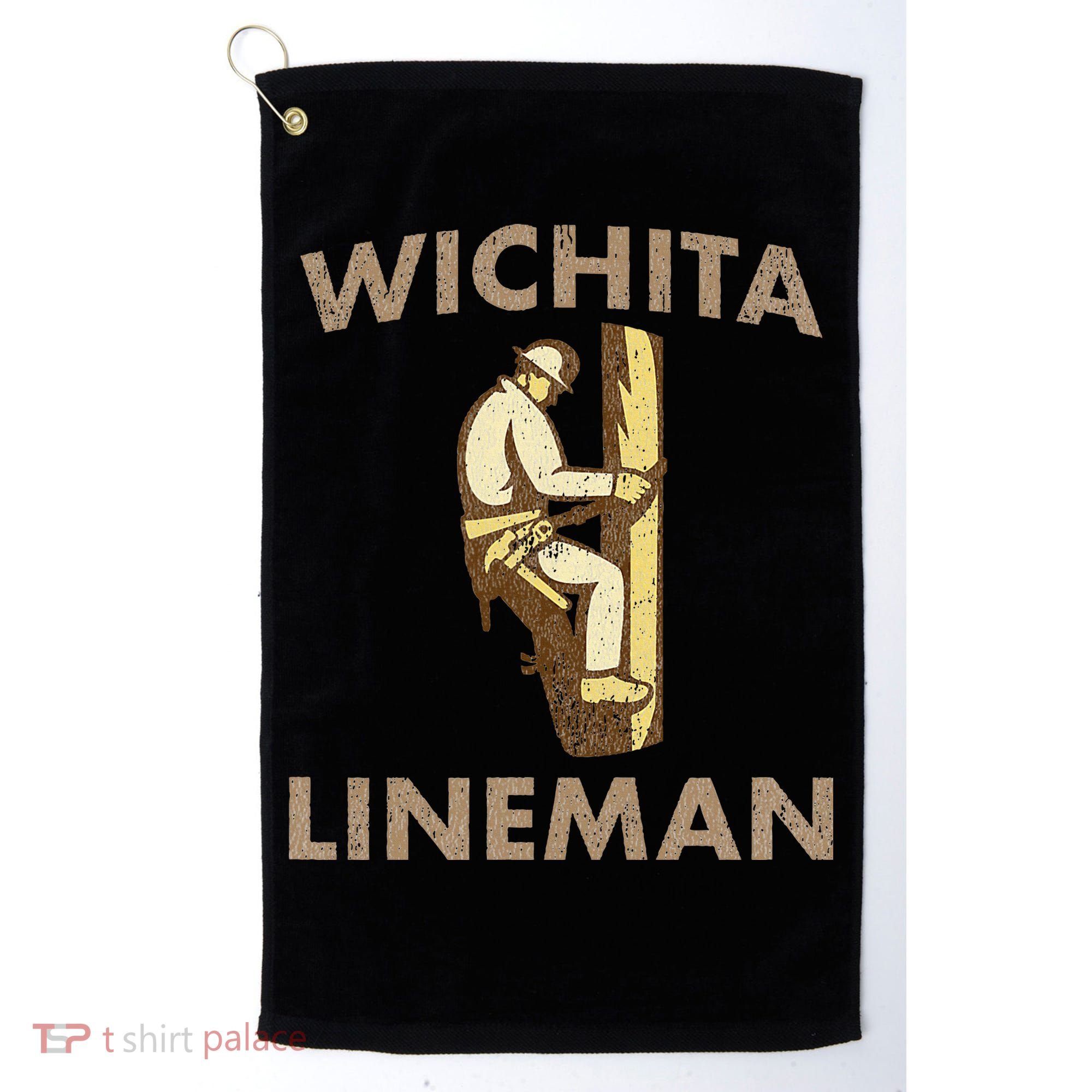 Wichita Lineman Golf Towel