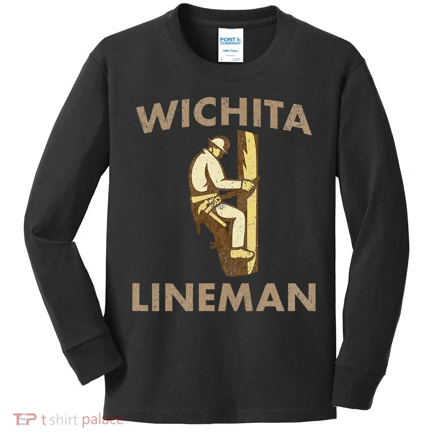 Wichita Lineman Kids Long Sleeve Shirt