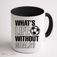 Whats Life Without Goals Soccer Player Coach Gift Coffee Mug thumb 1