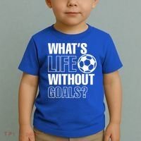 Whats Life Without Goals Soccer Player Coach Gift Toddler T-Shirt thumb 2