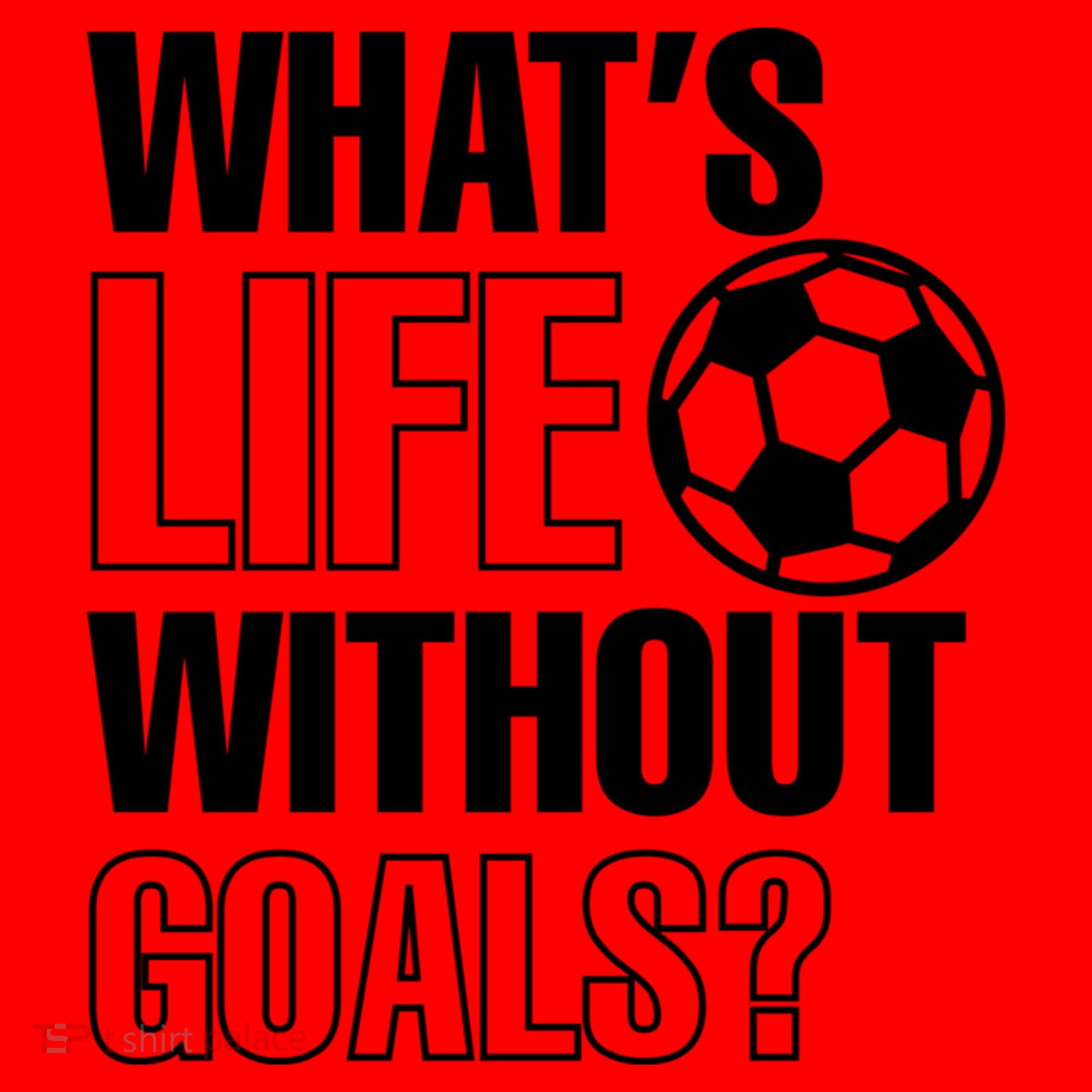 Whats Life Without Goals Soccer Player Coach Gift Santa Hat