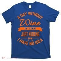 Wine Lover Wine Er A Day Without Wine Sommelier Cute Gift T-Shirt thumb 0