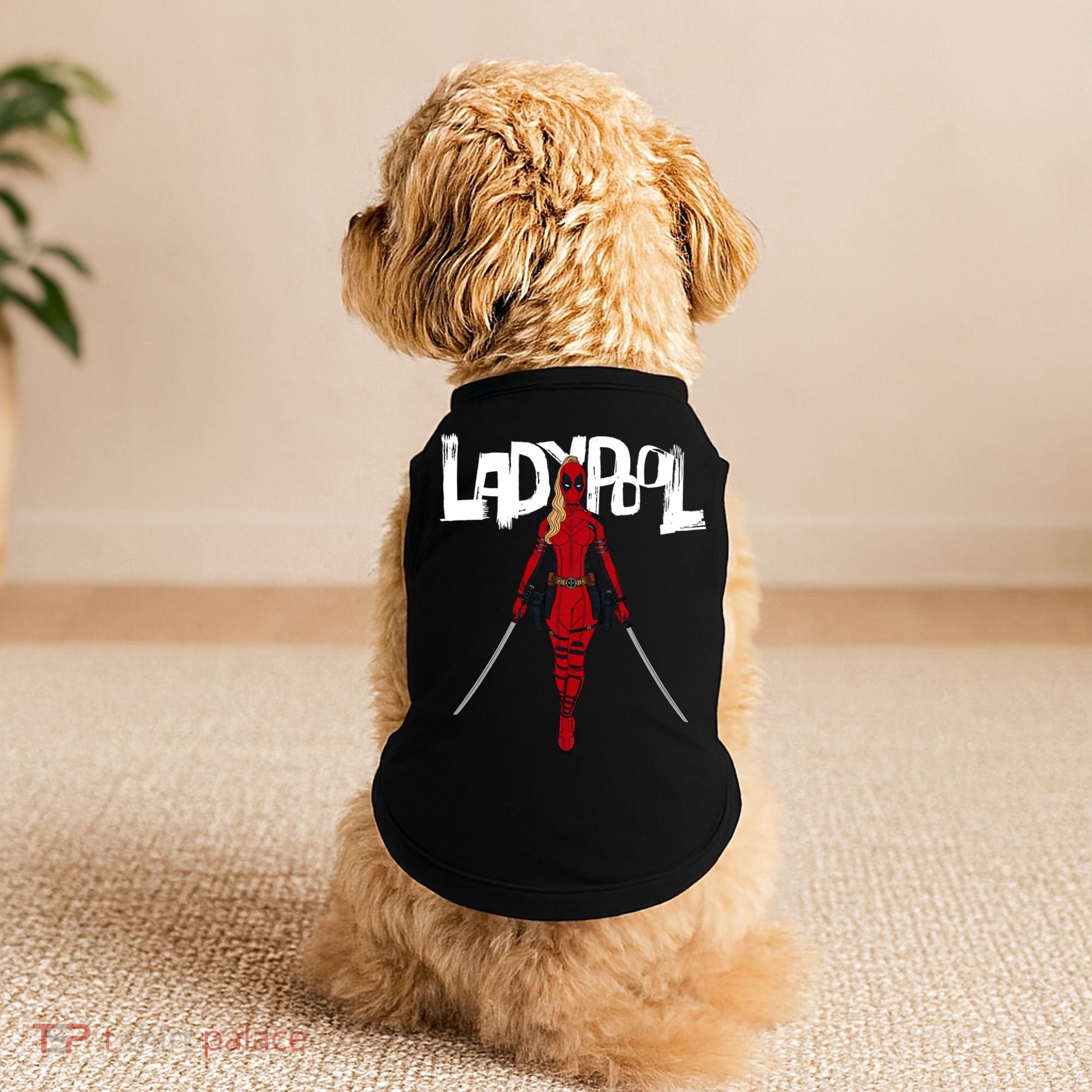 Wolverine Ladypool With Swords Doggie Tank