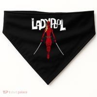 Wolverine Ladypool With Swords USA-Made Doggie Bandana thumb 0