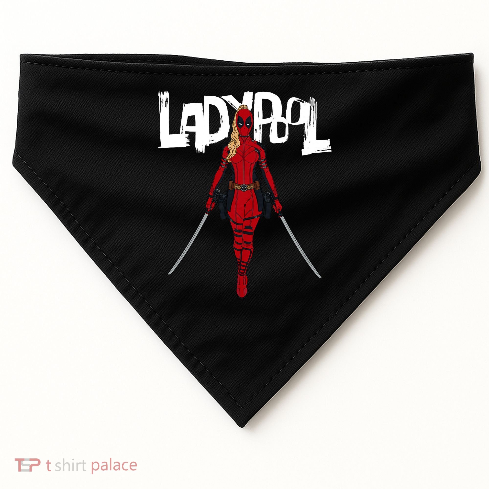 Wolverine Ladypool With Swords USA-Made Doggie Bandana