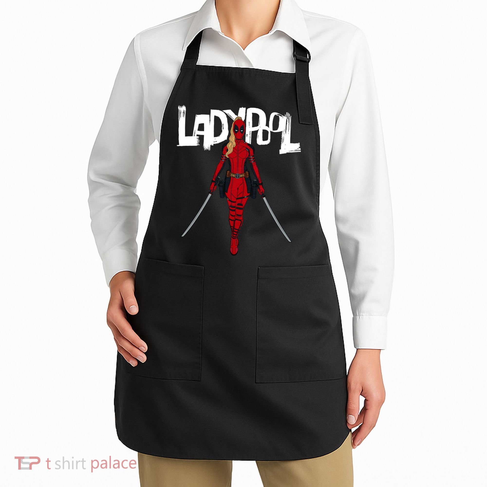 Wolverine Ladypool With Swords Apron