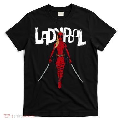 Wolverine Ladypool With Swords T-Shirt