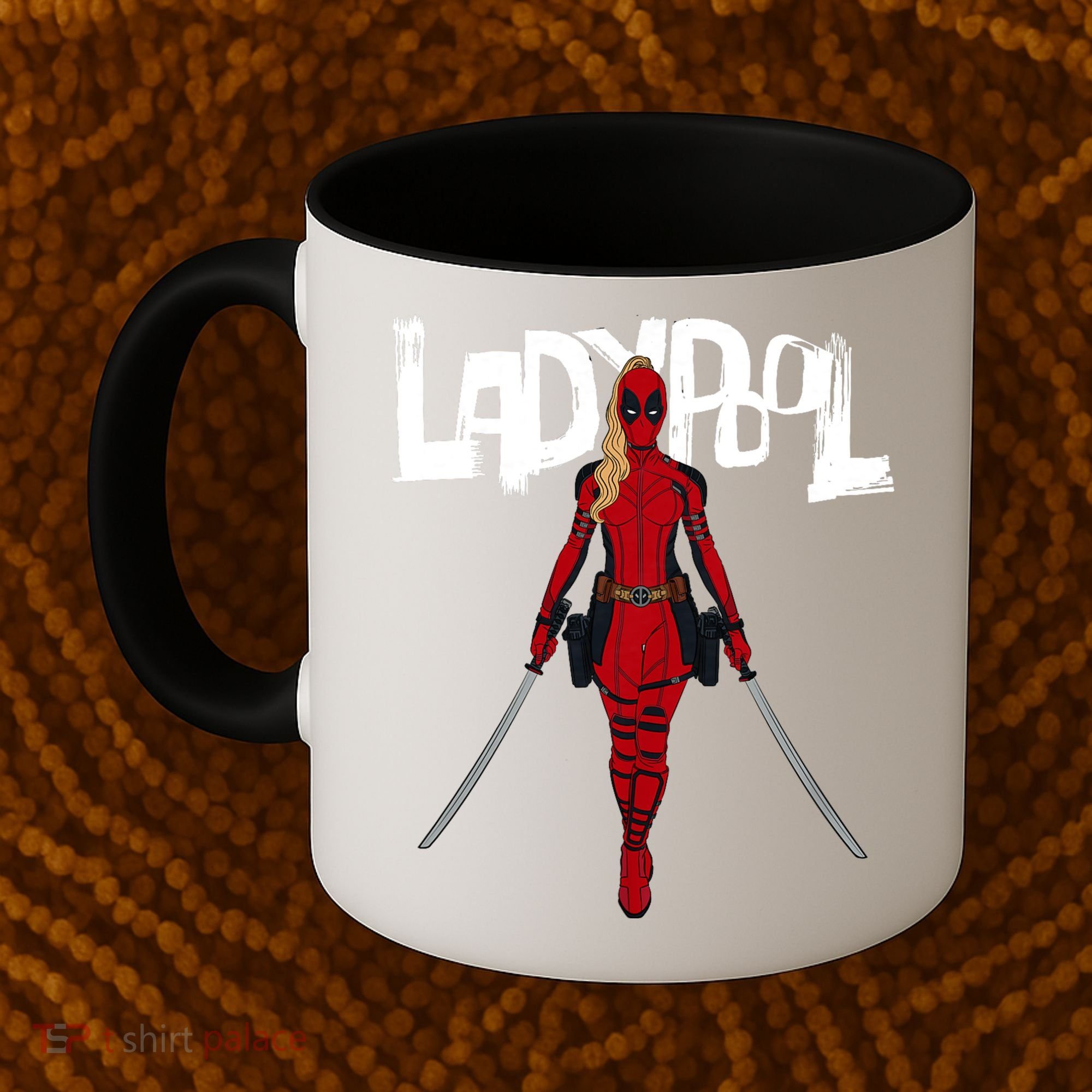 Wolverine Ladypool With Swords Coffee Mug