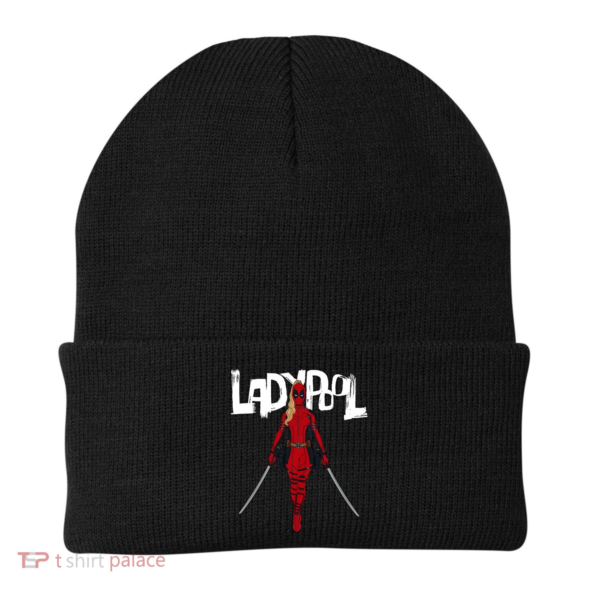 Wolverine Ladypool With Swords Beanie