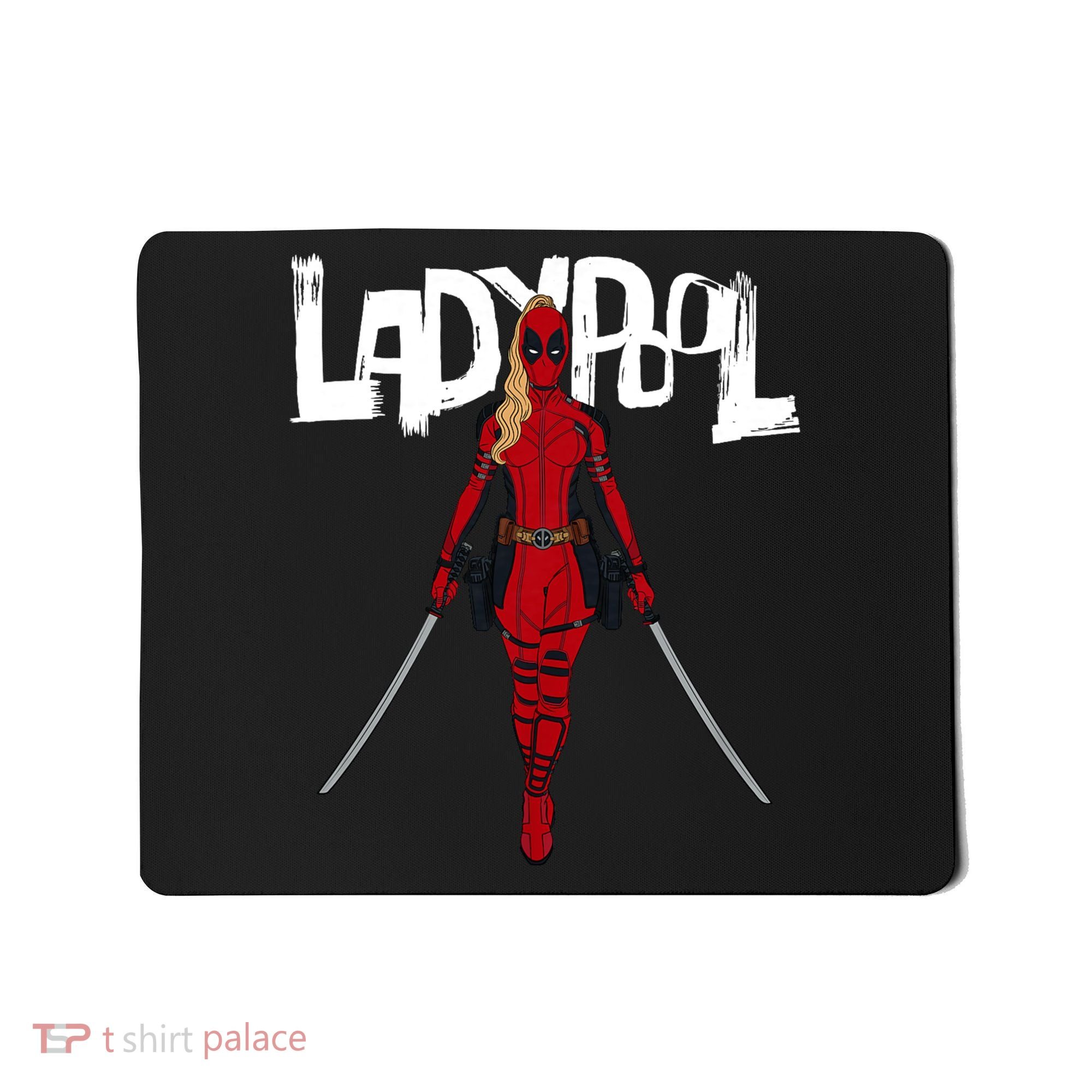 Wolverine Ladypool With Swords Mousepad