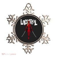 Wolverine Ladypool With Swords Ornament thumb 0