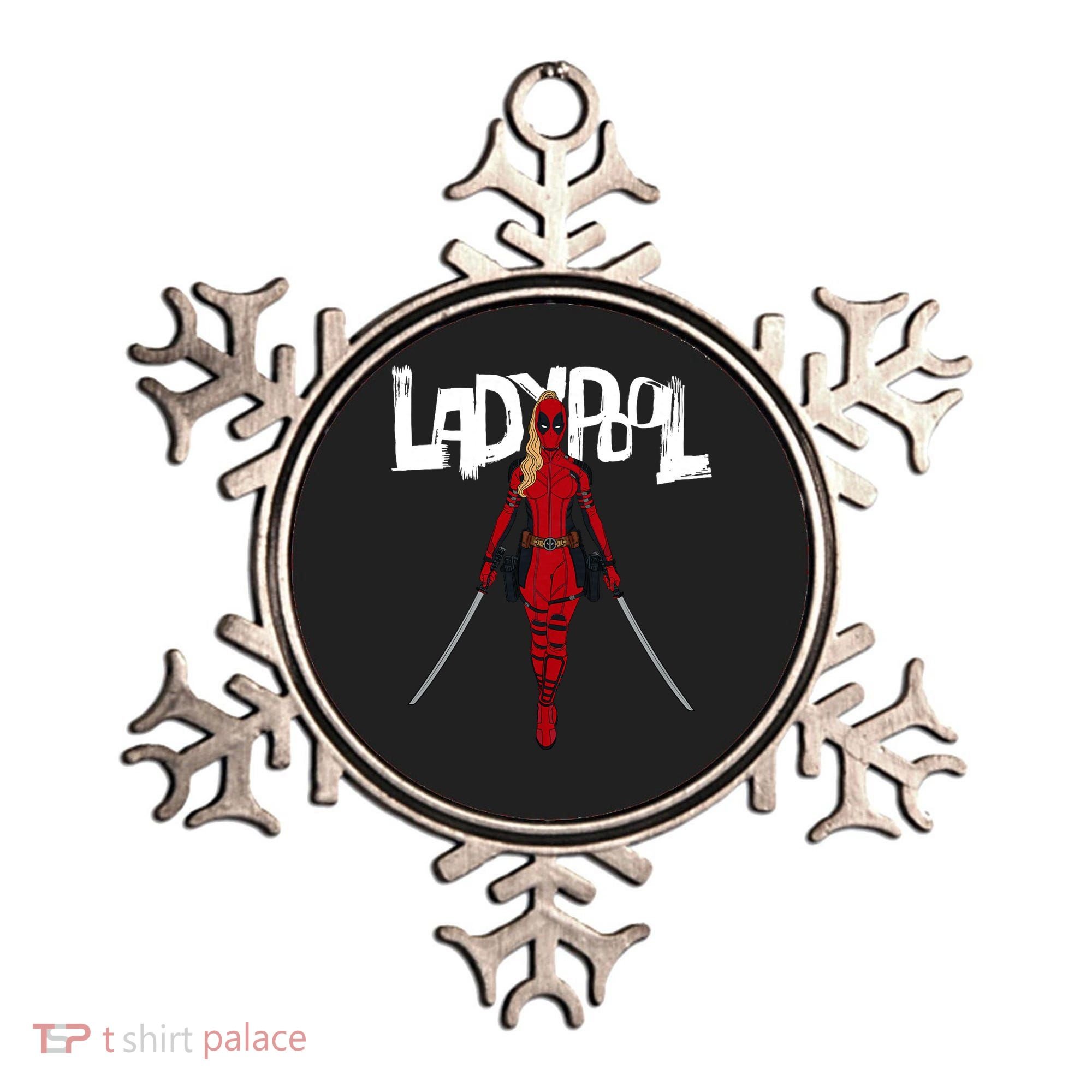 Wolverine Ladypool With Swords Ornament
