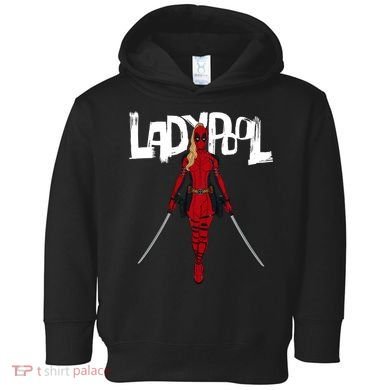 Wolverine Ladypool With Swords Toddler Hoodie