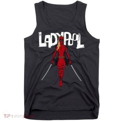 Wolverine Ladypool With Swords Tank Top