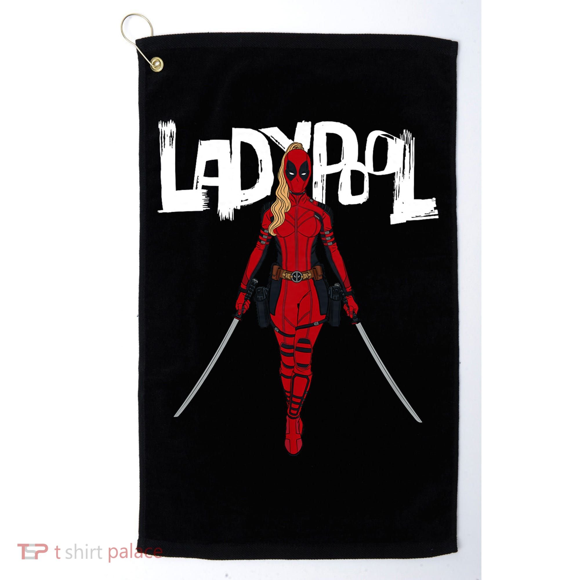 Wolverine Ladypool With Swords Golf Towel