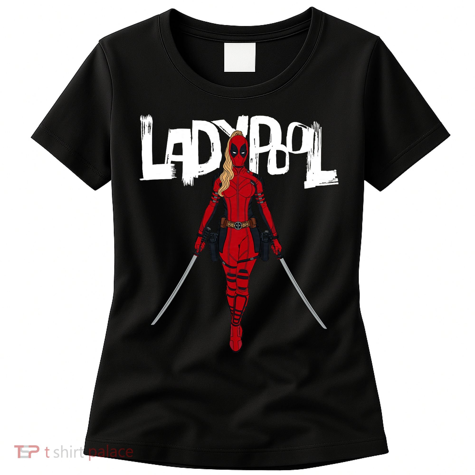 Wolverine Ladypool With Swords Women's T-Shirt