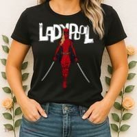 Wolverine Ladypool With Swords Women's T-Shirt thumb 2