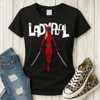 Wolverine Ladypool With Swords Women's T-Shirt thumb 3