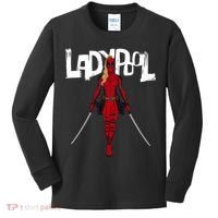 Wolverine Ladypool With Swords Kids Long Sleeve Shirt thumb 0