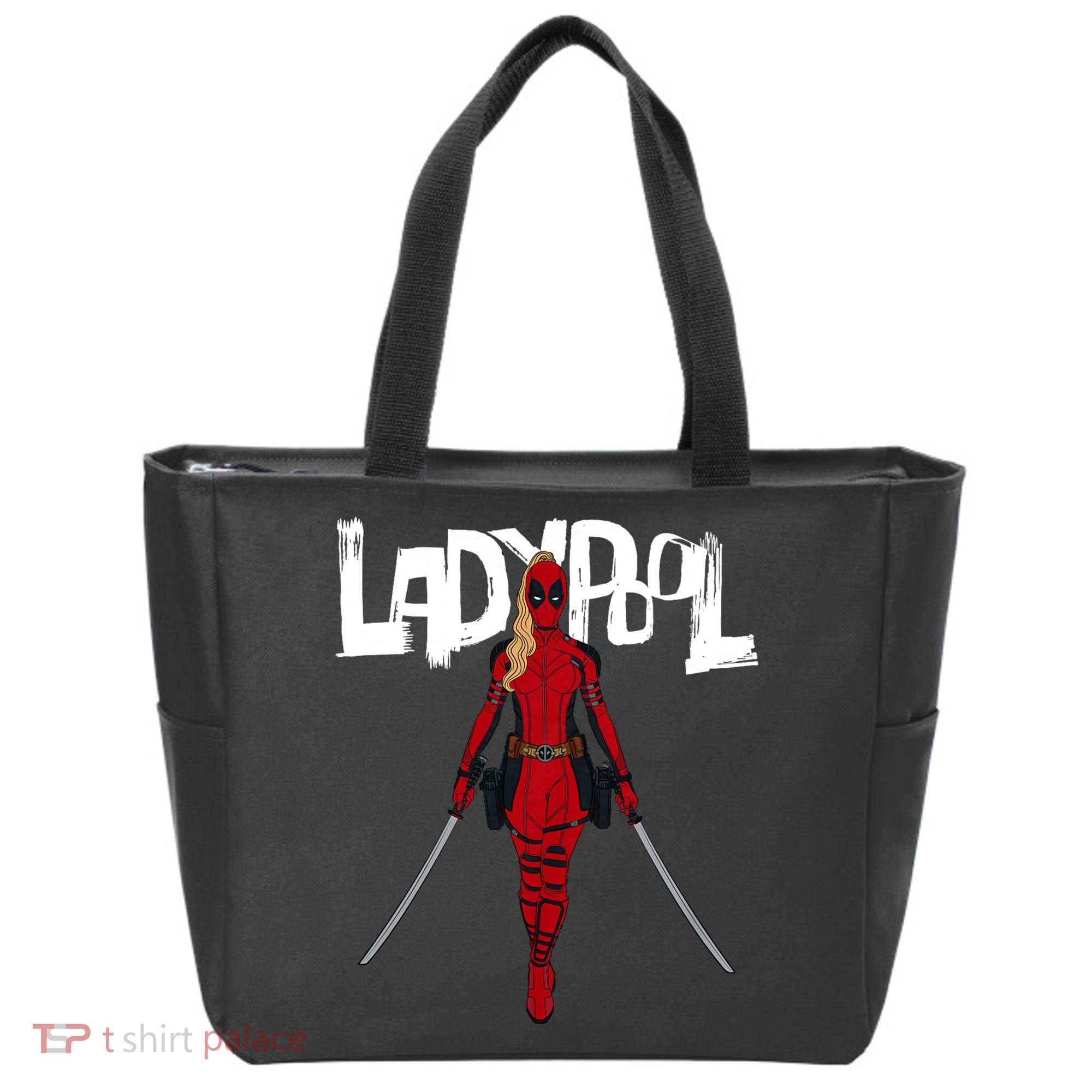 Wolverine Ladypool With Swords Tote Bag