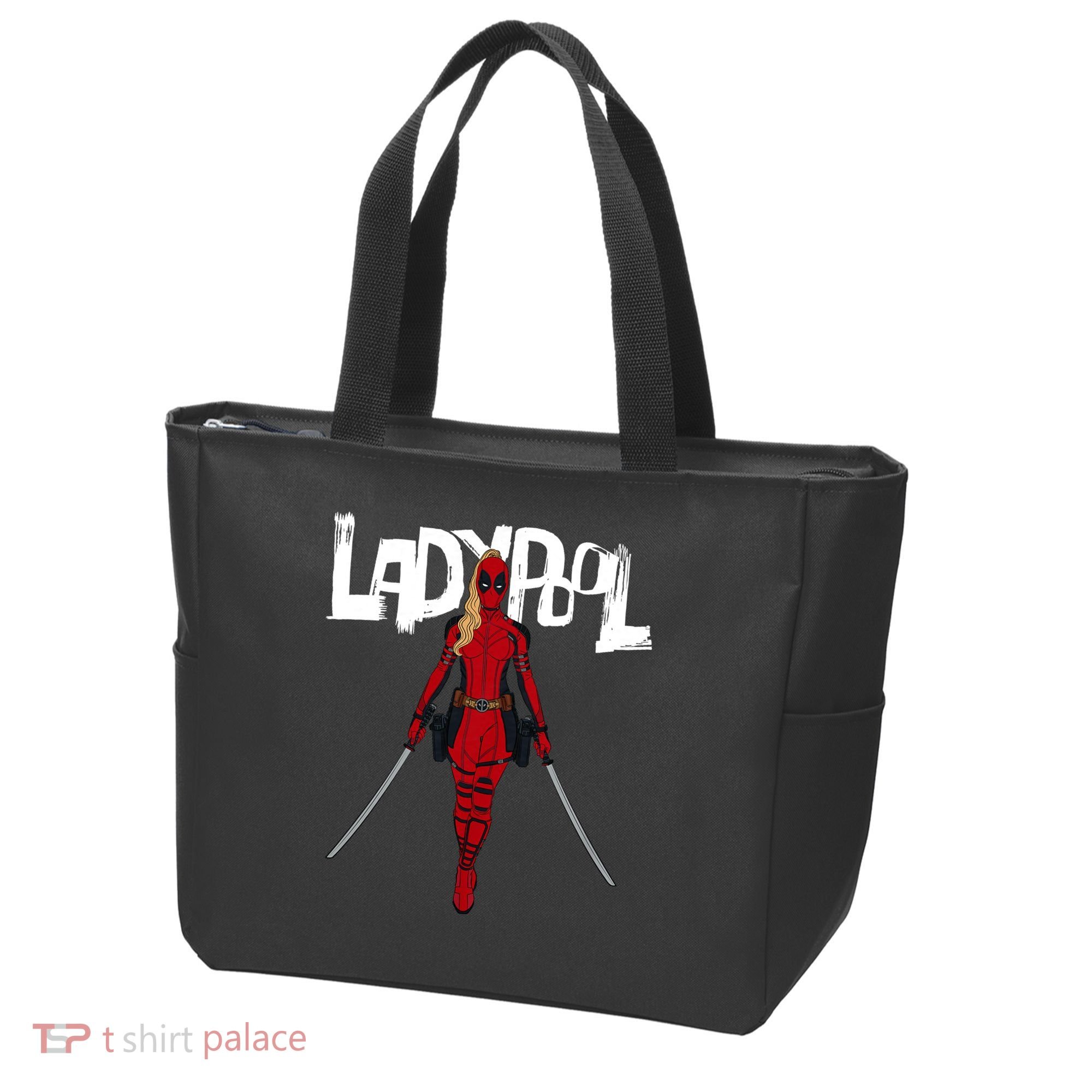 Wolverine Ladypool With Swords Tote Bag