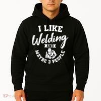 Welding Lover Welder Helmet Metal FabricationFusing MIG Arc Hoodie thumb 2
