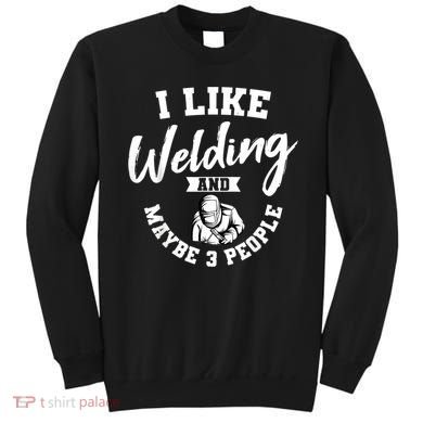 Welding Lover Welder Helmet Metal FabricationFusing MIG Arc Sweatshirt