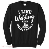 Welding Lover Welder Helmet Metal FabricationFusing MIG Arc Sweatshirt thumb 0