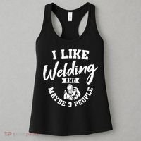 Welding Lover Welder Helmet Metal FabricationFusing MIG Arc Women's Tank Top thumb 3
