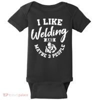 Welding Lover Welder Helmet Metal FabricationFusing MIG Arc Baby Bodysuit thumb 0