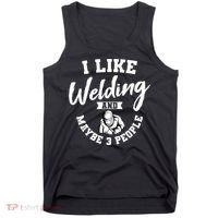 Welding Lover Welder Helmet Metal FabricationFusing MIG Arc Tank Top thumb 0