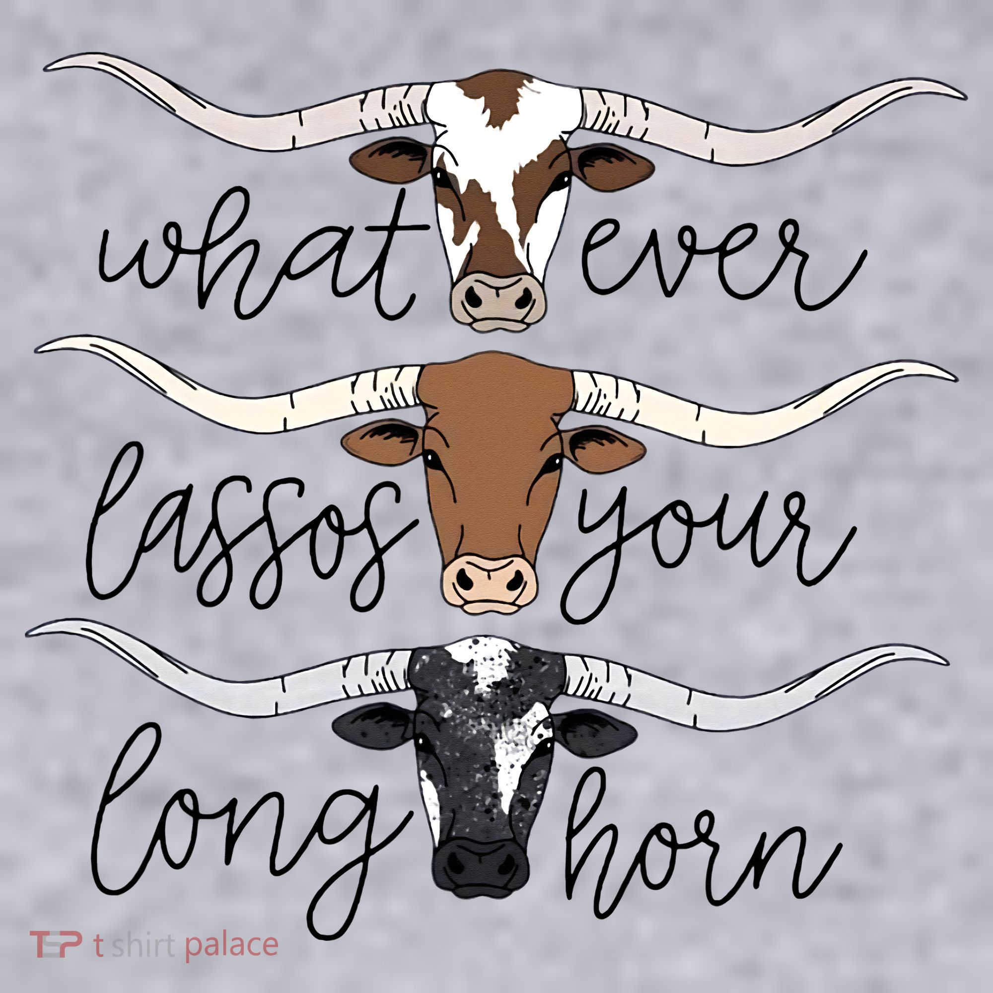 Whatever Lassos Your Longhorn Country Cow Farm Gift Women's Sweatshirt