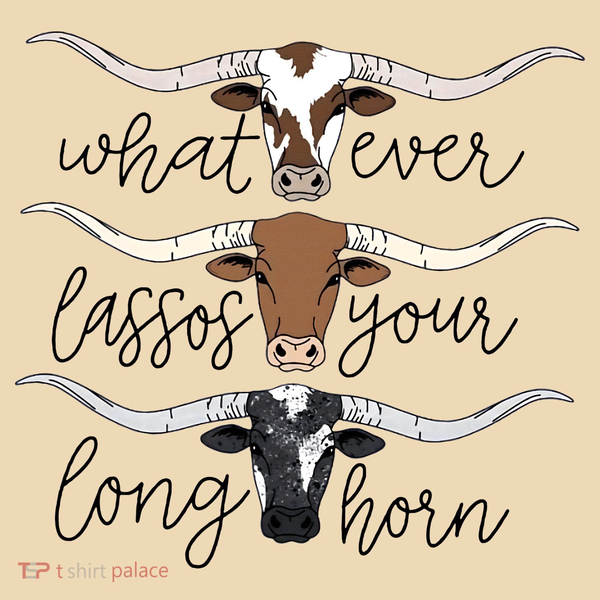 Whatever Lassos Your Longhorn Country Cow Farm Gift Tote Bag
