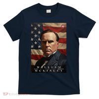 William Mckinley 25th President Of The United States Portrait T-Shirt thumb 0